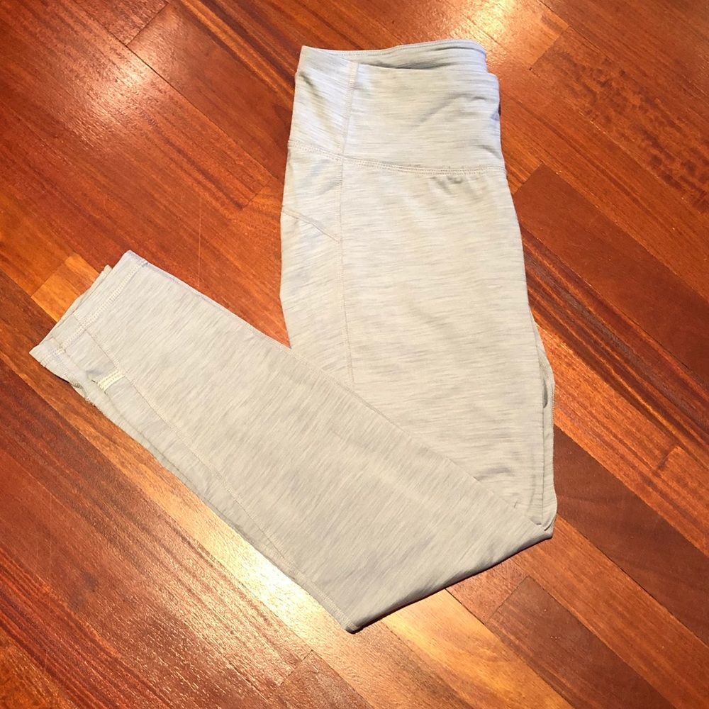 Grey compression leggings